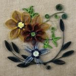 3 QUILLED FLOWERS