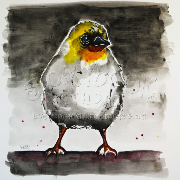 YELLOW CRESTED BIRD