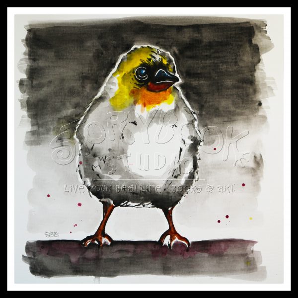YELLOW CRESTED BIRD