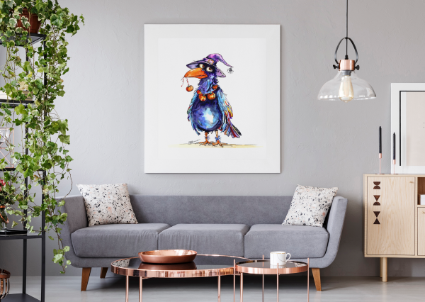 Blackbird Watercolor Physical Print