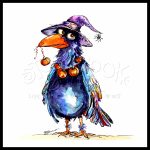 Blackbird Watercolor Digital Product