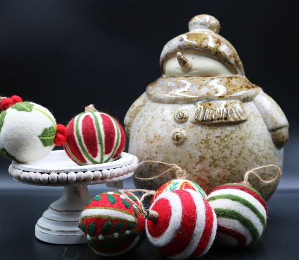 VARIETAL WOOL CHRISTMAS ORNAMENTS
