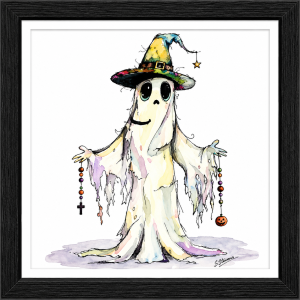 Ghost Watercolor Physical Print
