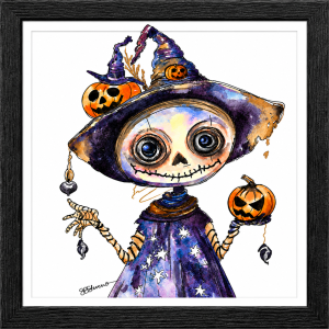Witch Watercolor Physical Print