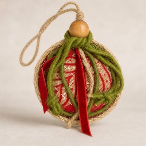 ROPED BALL ORNAMENT