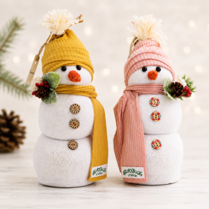 RICE SOCK SNOWMAN
