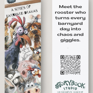 Barnyard Drama Bookmark