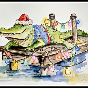 Christmas Alligator