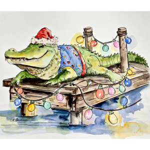 Christmas Alligator
