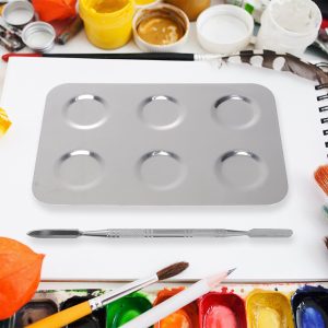 6 Palate Watercolor Mixing Tray