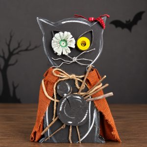 SPOOKY BLACK CAT