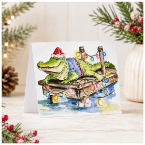 CHRISTMAS GATOR HOLIDAY CARD