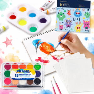 6 Palate Watercolor Mixing Tray