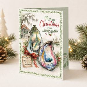 Oysters & Good Cheer Christmas Card