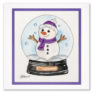SNOWMAN SNOW GLOBE