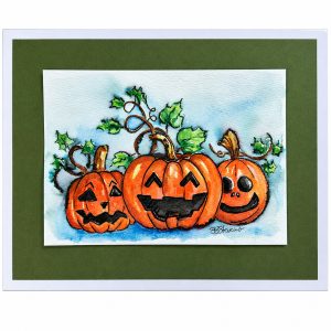 PUMPKIN PATCH WATERCOLOR